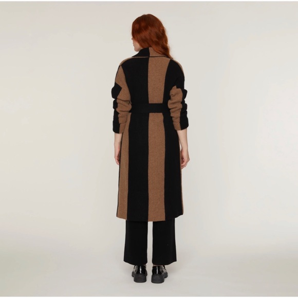 The Cashmere Project long belted overcoat cardigan 100% cashmere - Picture 4 of 9